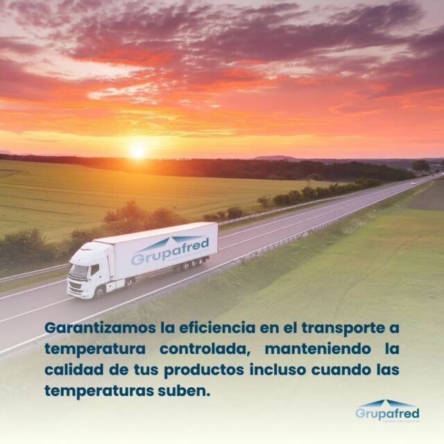 🌞 Con la llegada del verano, en Grupafred garantizamos la eficiencia en el transporte a temperatura controlada, manteniendo la calidad de tus productos incluso cuando las temperaturas suben. ❄️🌡️

Ofrecemos servicio de grupaje internacional a temperatura controlada. 🚛🌍

ℹ️ Si desea información o solicitar un presupuesto escriba a comercial@grupafred.com 

#Grupafred #TransporteRefrigerado #TemperaturaControlada #LogísticaInternacional #TransporteNacional #CalidadGarantizada #transporte #transporteeficiente